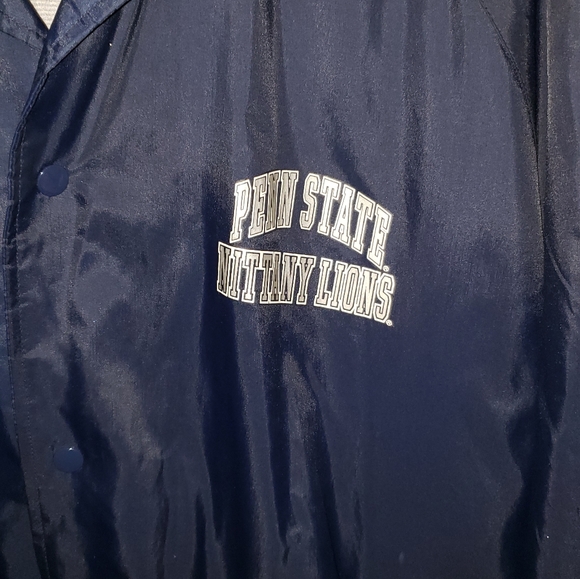 RARE! Vintage, Penn State Nittany Lions windbreakerl snap Jacket by Logo7 , XL - Picture 2 of 16